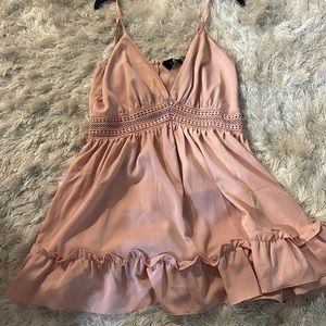 Cider pink mini dress
